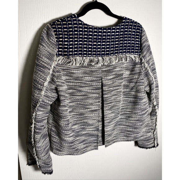 Chico's Tweed Woven Blazer Jacket - Picture 4 of 6